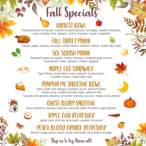 Fall Specials